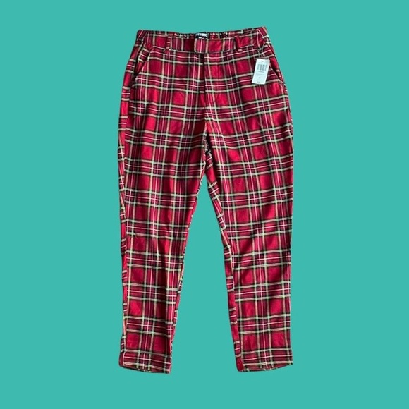 NWOT SZ SMALL HOT TOPIC PLAID PANTS - Picture 2 of 6